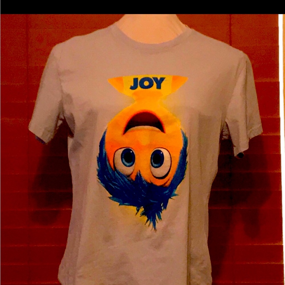 Inside Out Short Sleeve 'Joy' Graphic Tee, Youth XL, Women XS